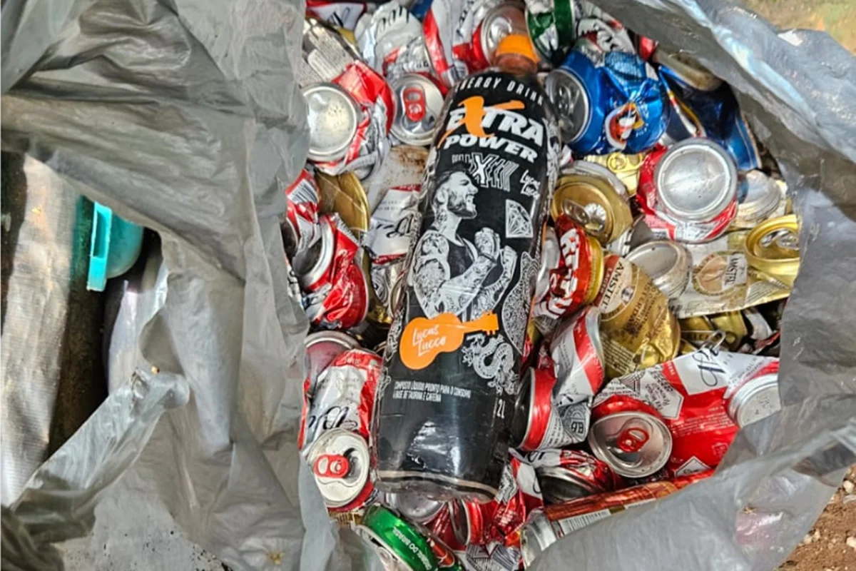 Lixo encontrado na casa Lixo encontrado na casa