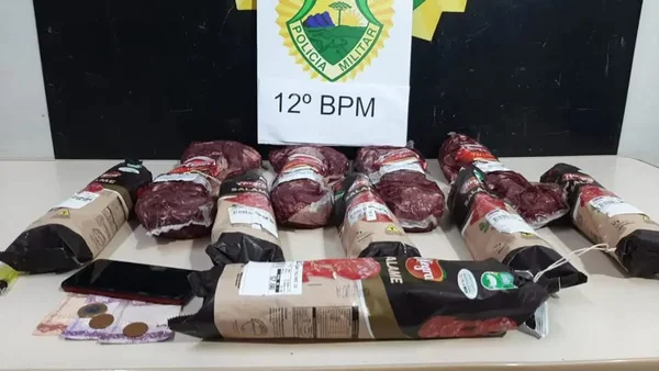 Casal é preso por furtar mais de R$ 1 mil em carnes nobres no PR