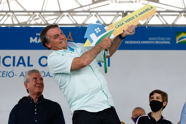 Bolsonaro em agenda em Alagoas