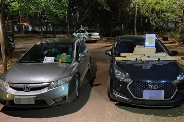 Drogas apreendidas que seriam vendidas a traficante na Asa Sul