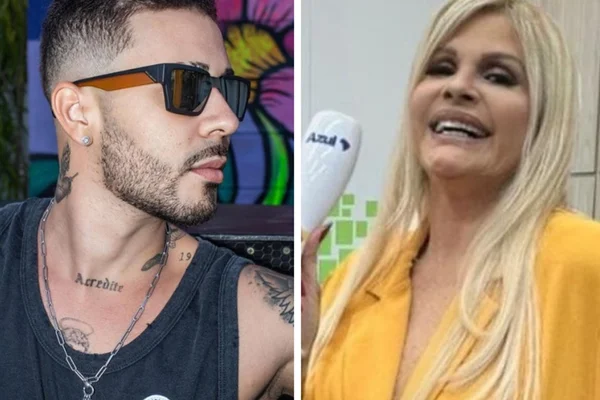 Montagem feita a partir de fotos das redes sociais de Carlinhos Maia e Monique Evans - Metrópoles