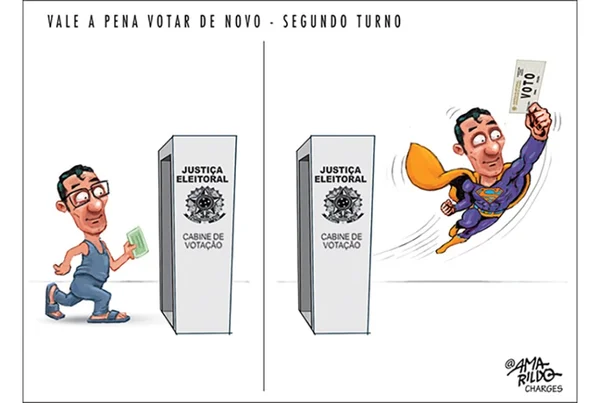 Charge do Amarildo