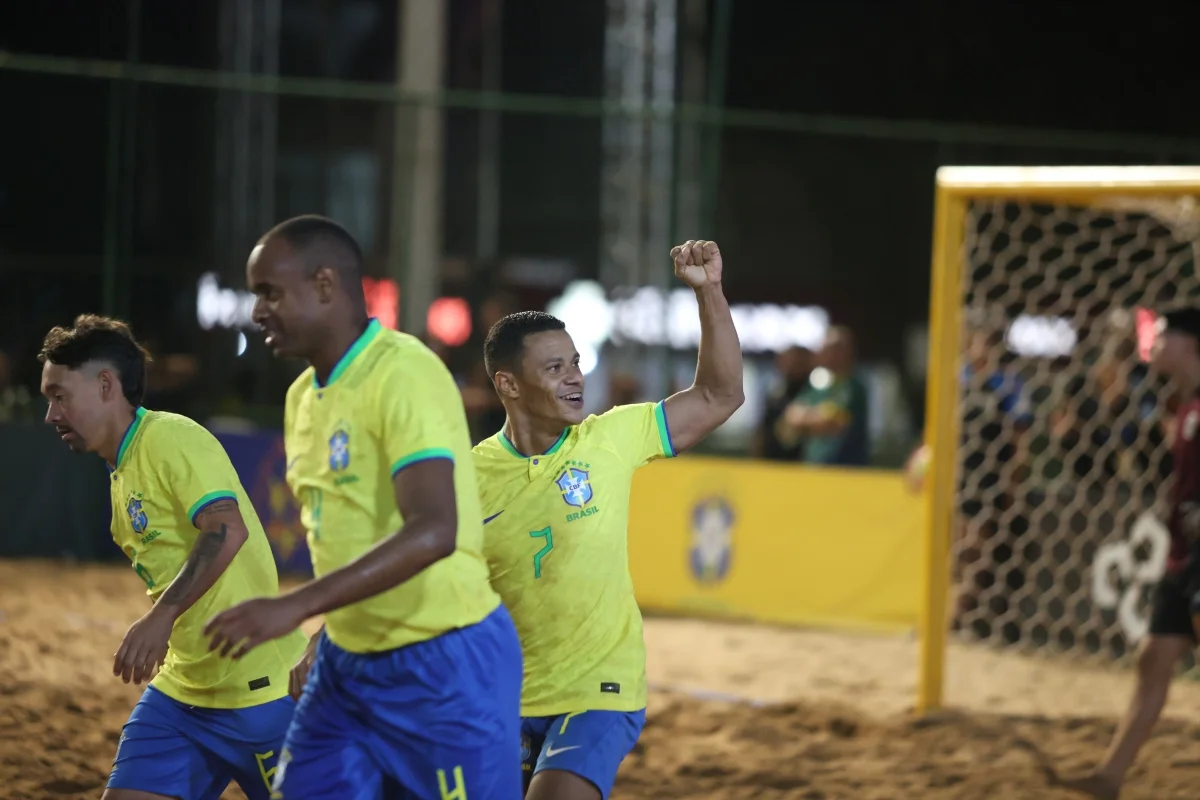 O Brasil venceu a Colômbia na Copa das Nações de Beach Soccer O Brasil venceu a Colômbia na Copa das Nações de Beach Soccer
