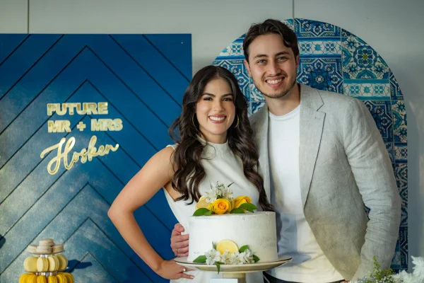 Dolce Vita: Ana Clara Peters e Luis Felipe Hosken fazem chá de panela