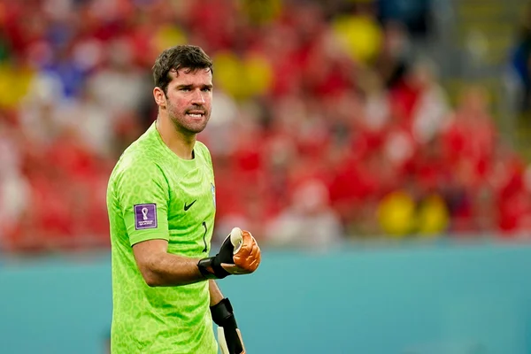 Alisson ainda não trabalhou na Copa do Mundo do Catar e Brasil é o único a não sofrer gols na competição - Metrópoles