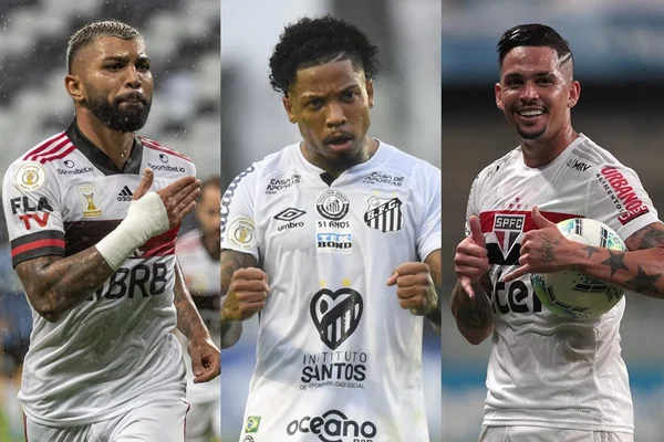 Gabigol, Marinho e Luciano