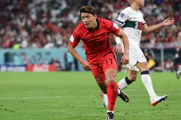 Hwang Hee-Chan marcou o gol da classificação da Coreia do Sul contra Portugal - Metrópoles