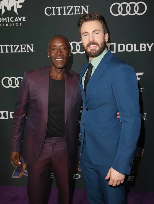 Don Cheadle e Chris Evans Don Cheadle e Chris Evans