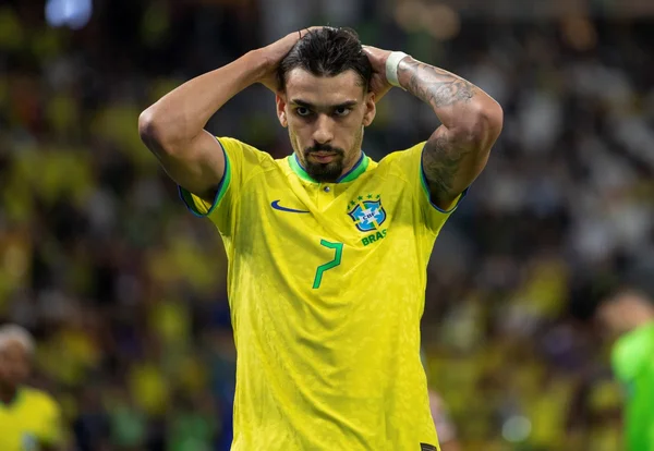 Lucas Paquetá em jogo contra a Croácia - Metrópoles