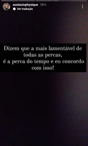 Texto compartilhado por Eustácio