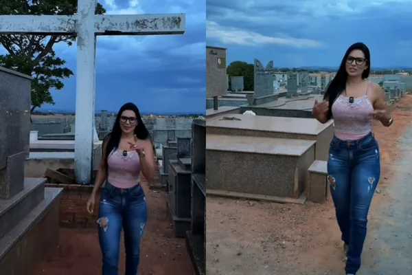 Influencer viraliza após indicar cemitério como casa ideal para marido infiel - Metrópoles