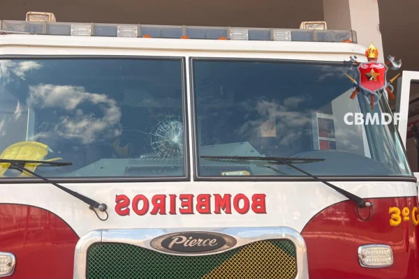 Militares do CBMDF são atacados a pedradas durante ocorrência