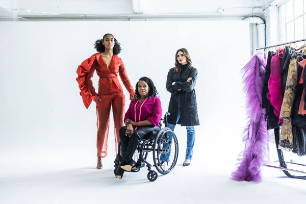 três mulheres moda inclusão - Metrópoles