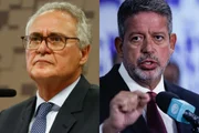Arthur Lira e o senador Renan Calheiros