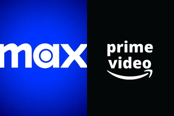 Montagem com logos da Max e da Prime Video - Metrópoles