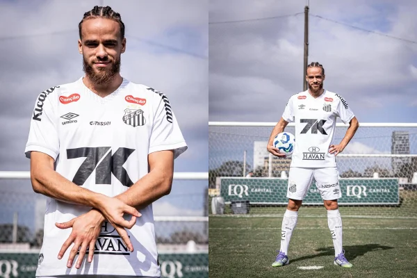 Foto colorida de Bilal, novo reforço do Santos - Metrópoles