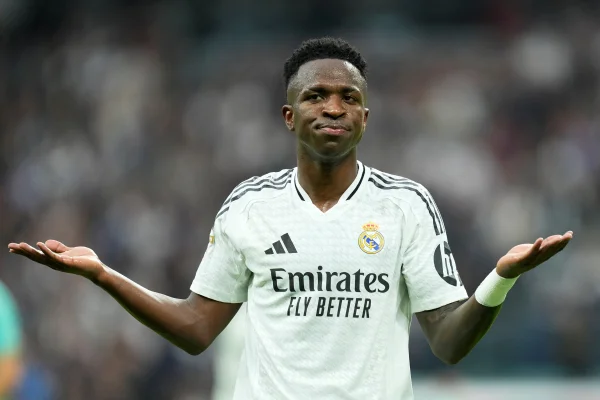 Foto colorida de Vini Jr, do Real Madrid pode ser the best - Metrópoles