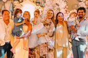 Leonardo, Maria Alice, Poliana Rocha, Maria Flor, Virginia Fonseca, Margareth Serrão, José Leonardo e Zé Felipe. Leonardo, Maria Alice, Poliana Rocha, Maria Flor, Virginia Fonseca, Margareth Serrão, José Leonardo e Zé Felipe.