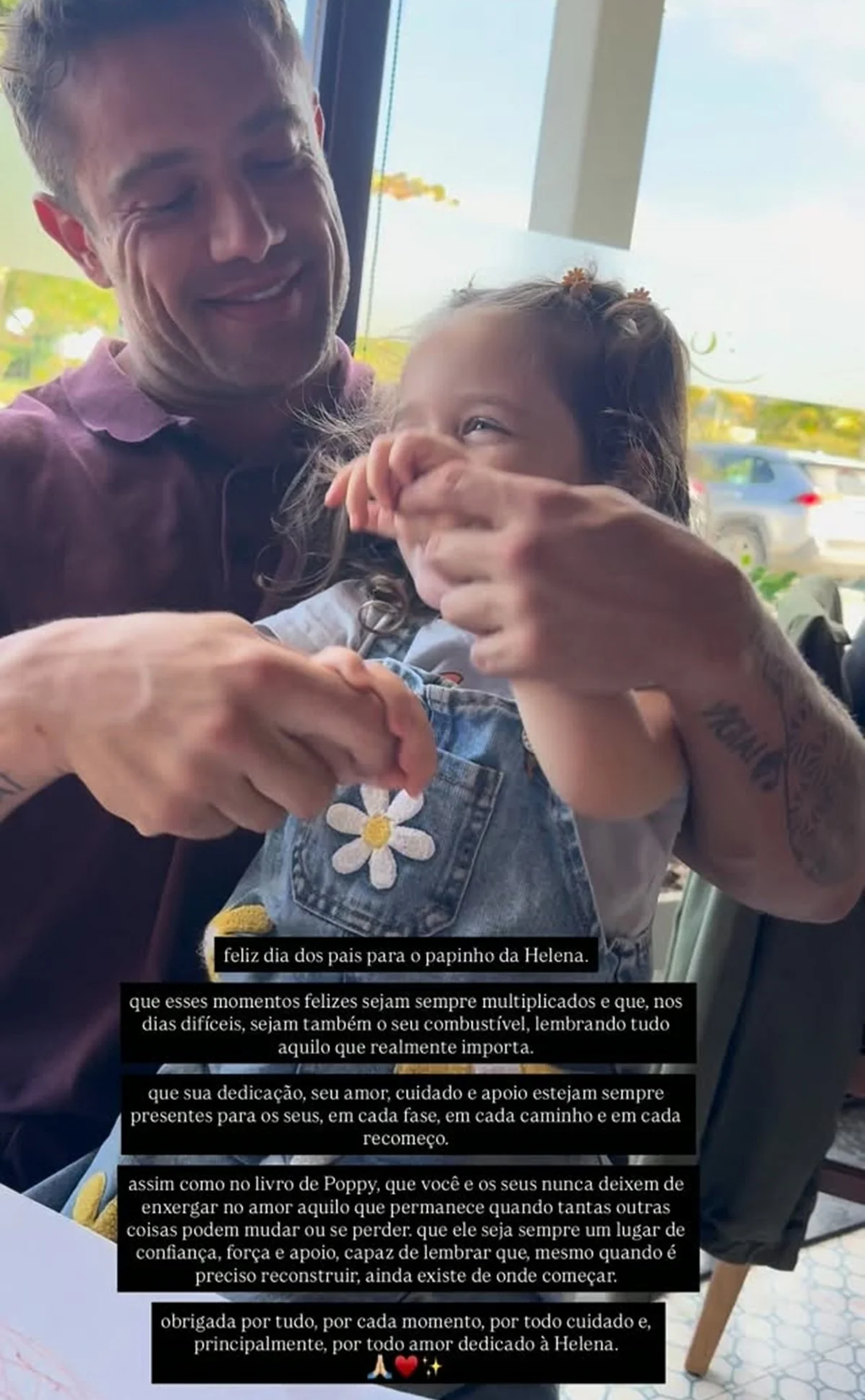Rafael Cardoso foi homenageado pela ex no Dia dos Pais Rafael Cardoso foi homenageado pela ex no Dia dos Pais