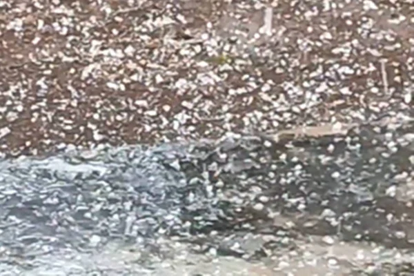 Chuva com granizo surpreende moradores do DF e do Entorno