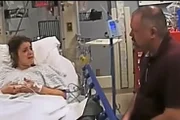 Instinto Materno: Taylor Parker foi abordada na rodovia e interrogada na cama do hospital