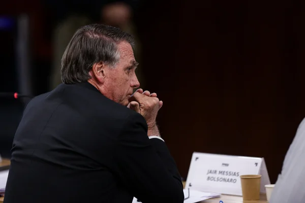 Primeira Turma 1 do Supremo Tribunal Federal STF comecou a interrogar os reus do nucleo 1 por participacao na suposta trama golpista Jair Bolsonaro - Metrópoles