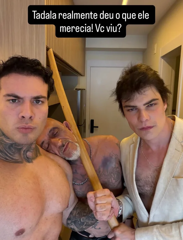 Cristian Cravinhos pede desculpas após vídeo polêmico com taco de madeira - destaque galeria Cristian Cravinhos pede desculpas após vídeo polêmico com taco de madeira - destaque galeria