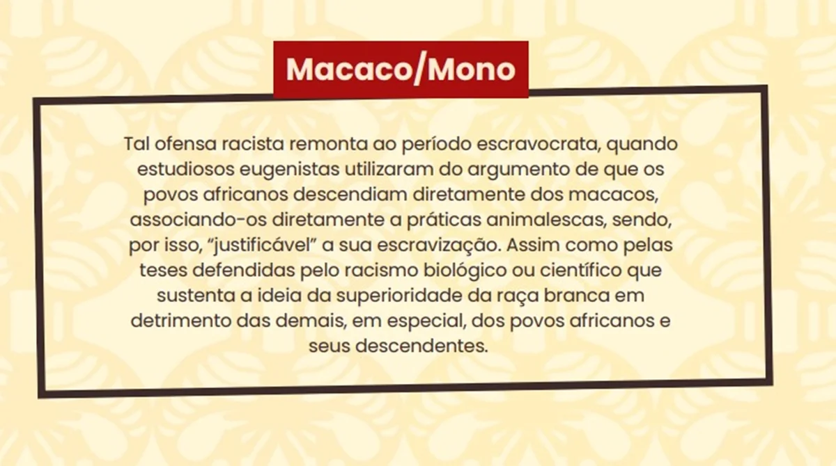 Termos que não devem ser usados Termos que não devem ser usados
