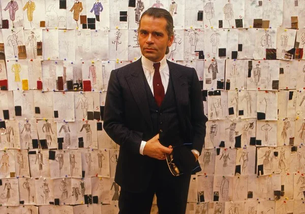 Croquis raros dos anos 1960 de Karl Lagerfeld serão leiloados