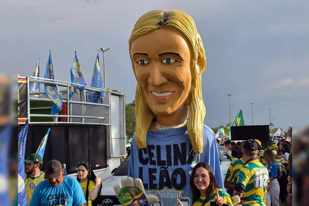 Boneco em homenagem a Celina Leão Boneco em homenagem a Celina Leão