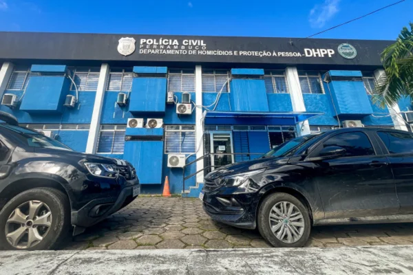 Fachada do Departamento de Homicídios e Proteção à Pessoa (DHPP)