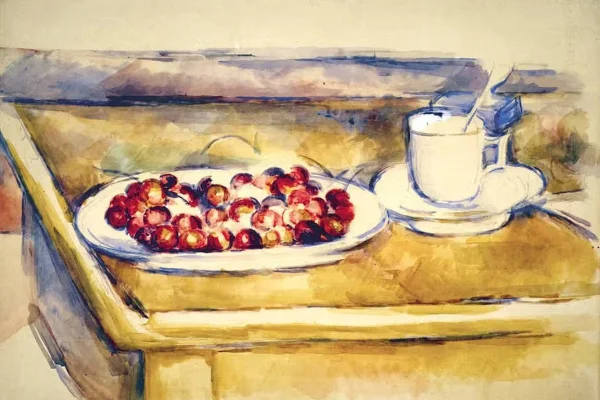 imagem colorida obra cézanne roubada museu italia