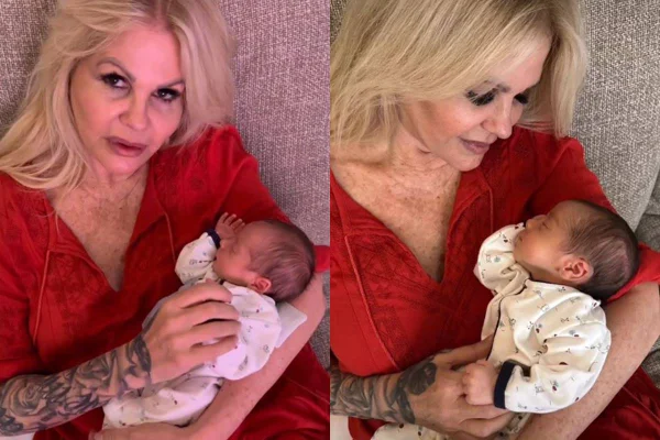 Monique Evans finalmente conhece netos após “crise” com Bárbara Evans