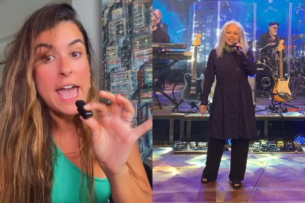 Montagem com fotos coloridas de Luana Zucoloto e Tetê Espíndola - Metrópoles