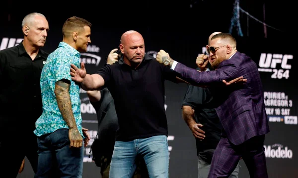 Encarada entre Dustin e Mcgregor
