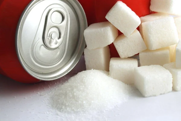 açúcar presente nos refrigerantes
