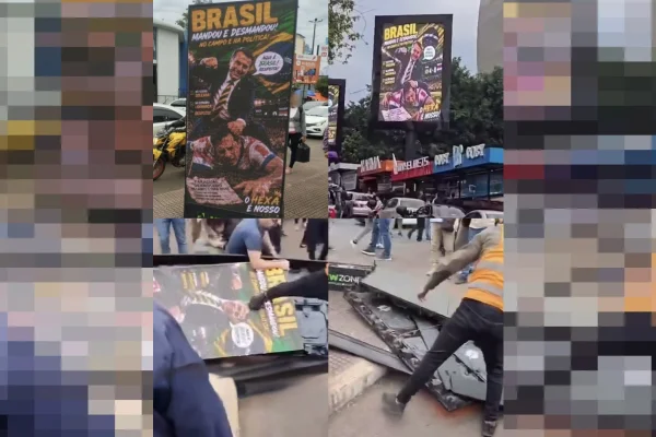 Entenda confusão no Paraguai envolvendo painel de Bolsonaro batendo em jogador