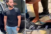 Momento da abordagem da PF   contra o médico Paulo Fernando Navarro Urquiza Veras