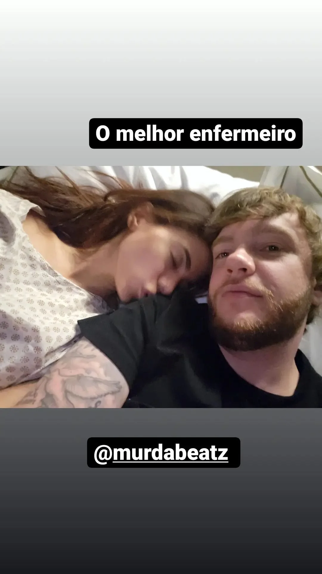 Anitta se declara a Murda Beatz durante internação Anitta se declara a Murda Beatz durante internação