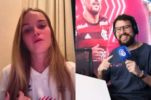 Atleta detona comentarista da CazéTV após fala sobre “comer gente”