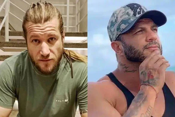 Montagem colorida de Kleber Bambam e Diego Alemão - Metrópoles