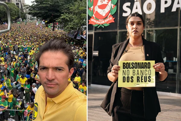 Os vereadores de São Paulo Rubinho Nunes (União Brasil) e Amanda Paschoal (PSol) têm visões opostas sobre CPI dos Pancadões