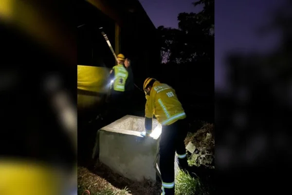 Imagem colorida, Local onde a vítima caiu- Metrópoles