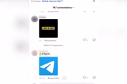 Criminosos comentam em publicação no TikTok e indicam links no perfil com grupos que divulgam pornografia infantil para pedófilos