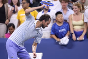 Medvedev quebrou a raquete ao final da estreia no US Open