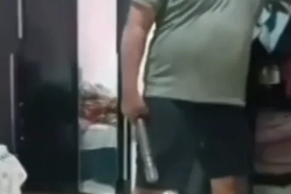 homem ameaçou ex barra de ferro solto novamente