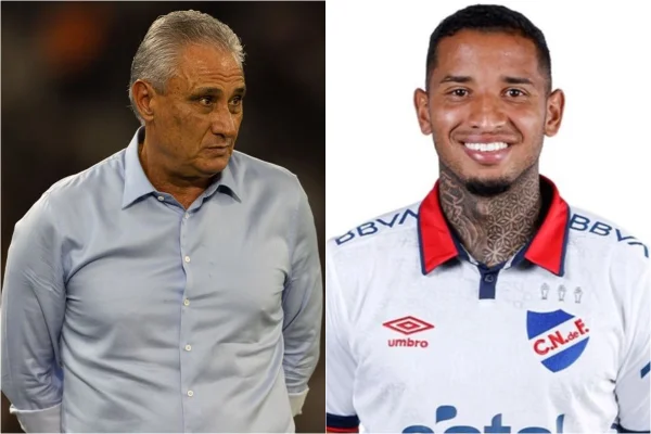 Tite e zagueiro Juan Izquierdo