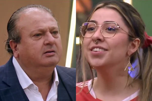 Erick Jacquin e Júlia, participante do MasterChef Brasil 2026 - Metrópoles