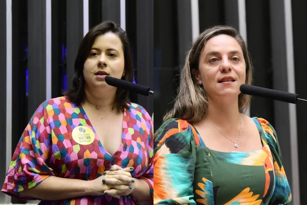 Sâmia Bomfim (Psol-SP) e Fernanda Melchionna (Psol-RS)