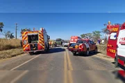 O Corpo de Bombeiros Militar do Distrito Federal (CBMDF) foi acionado por volta das 8h53, as vítimas foram encaminhadas a hospitais para atendimento O Corpo de Bombeiros Militar do Distrito Federal (CBMDF) foi acionado por volta das 8h53, as vítimas foram encaminhadas a hospitais para atendimento